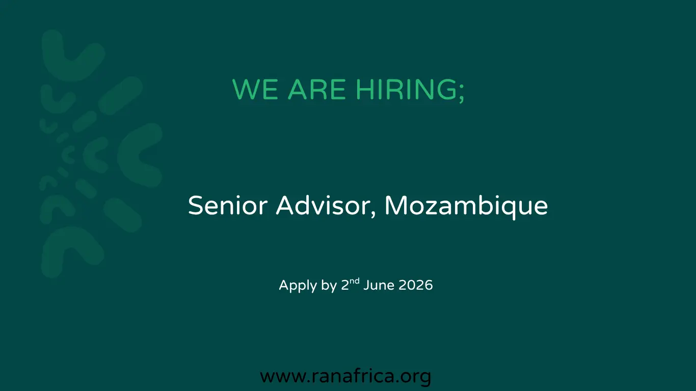 RANA Terms of Reference: Consultant, Senior Advisor – Mozambique job image